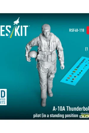 Actieprijs A-10A Thunderbolt II pilot (in a standing position - scene 2) (1 pcs) (3D Printed) Figuren