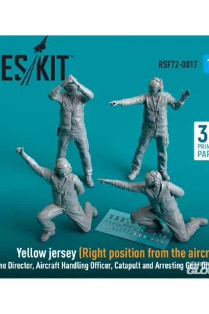 Yellow jersey (Modern) (Right position from the aircraft) Plane Director, Aircraft Handling Officer, Catapult and Arresting Gear Dagaanbieding