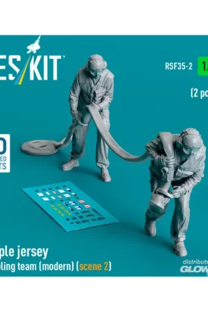 Purple jersey refueling team (modern) (scene 2) (2 pcs) (3D Printed) Figuren Nieuw