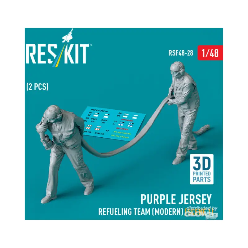 Snelle Levering Purple jersey refueling team (modern) (scene 1) (2 pcs) (3D Printed) Figuren