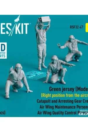Dagaanbieding Green jersey (Modern) (Right position from the aircraft) Catapult and Arresting Gear Crews, Air Wing Maintenance Personnel, Air