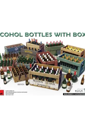 Alcohol Bottles w/Boxes Shop Nu