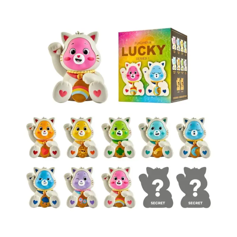 Lage Prijs Care Bears Fukuheya Flocked Urdu Blind Box (8)