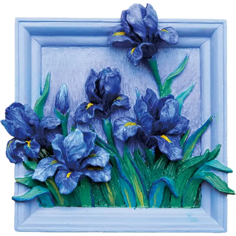 DIY MAGNET - Lilac Iras - DIY 3D Paintable Magnet Tijdelijk Beschikbaar