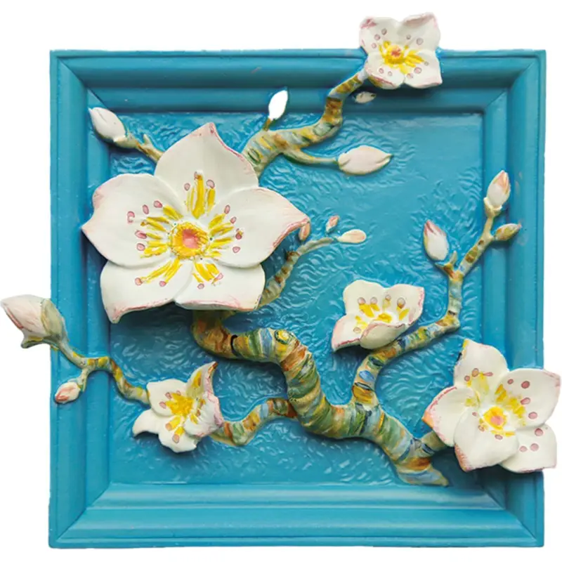 DIY MAGNET - Apricot Blossom - DIY 3D Paintable Magnet Nieuw