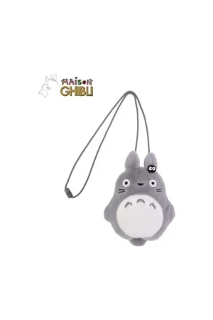 Hete Deal MY NEIGHBOR TOTORO - Grey Totoro - Plush Drawstring Bag