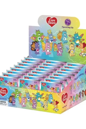Care Bears 3D PVC Keychains Series 3 Blind Bag Display (24) Op = Op