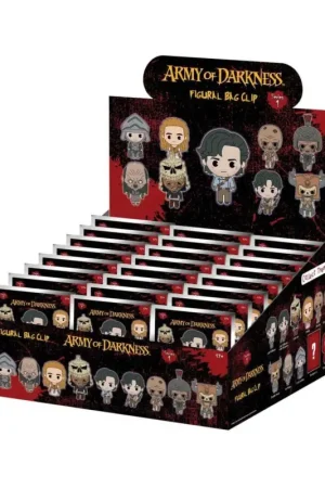 Army of Darkness 3D PVC Keychain Series 1 Blind Bag Display (24) Express Levering