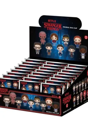 Tijdelijk Beschikbaar Stranger Things 5 3D PVC Keychain Series 6 Blind Bag Display (24)