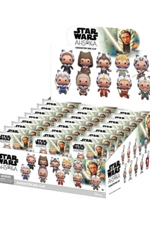 Exclusieve Aanbieding Star Wars Ahsoka 3D PVC Keychain Series 1 Blind Bag Display (24)