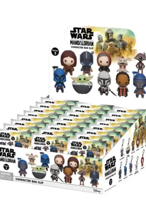 Tijdelijk Beschikbaar Star Wars The Mandalorian 3D PVC Keychain Series 3 Blind Bag Display (24)