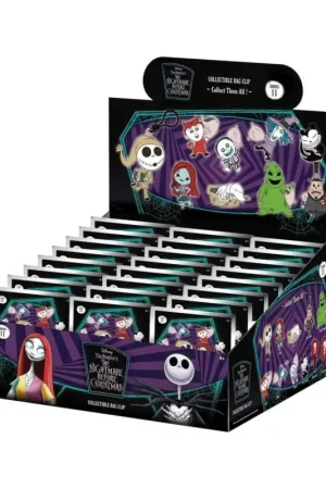 The Nightmare Before Christmas 3D PVC Keychain Series 11 Blind Bag Display (24) Direct Beschikbaar