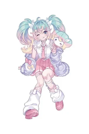 Rechtstreeks Van De Fabrikant Hatsune Miku PVC Figure Sweet School Life Pastel Version 13 cm Figuurtje