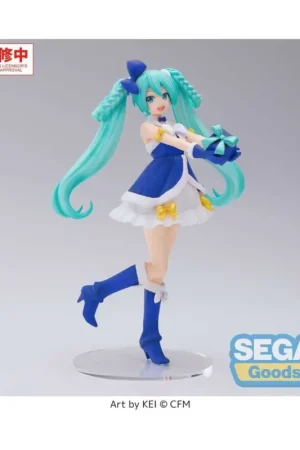 Nieuw Character Vocal Series 01: Hatsune Miku High Premium PVC Figure Hatsune Miku Sapphire Christmas Ver. 21cm