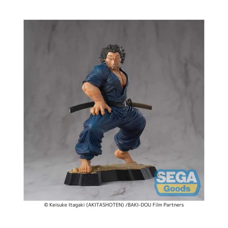 Populair Baki-Dou PVC figure Luminasta Musashi Miyamoto 17 cm Figuurtje