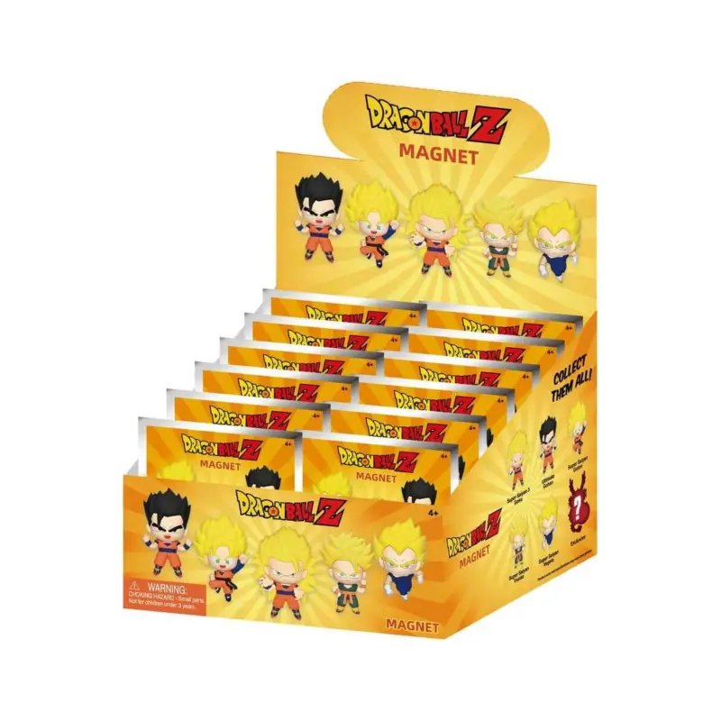 Bestel Nu Dragonball Z 3D PVC Magnets Series 1 Blind Bag Display (12)