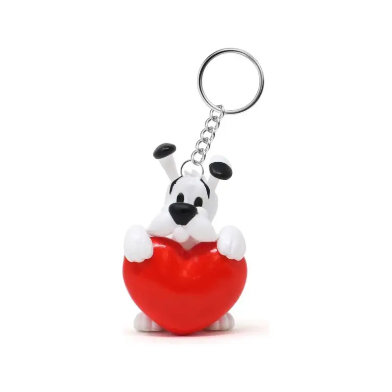 Seizoensaanbieding Asterix Dogmatix Red Heart Keychain