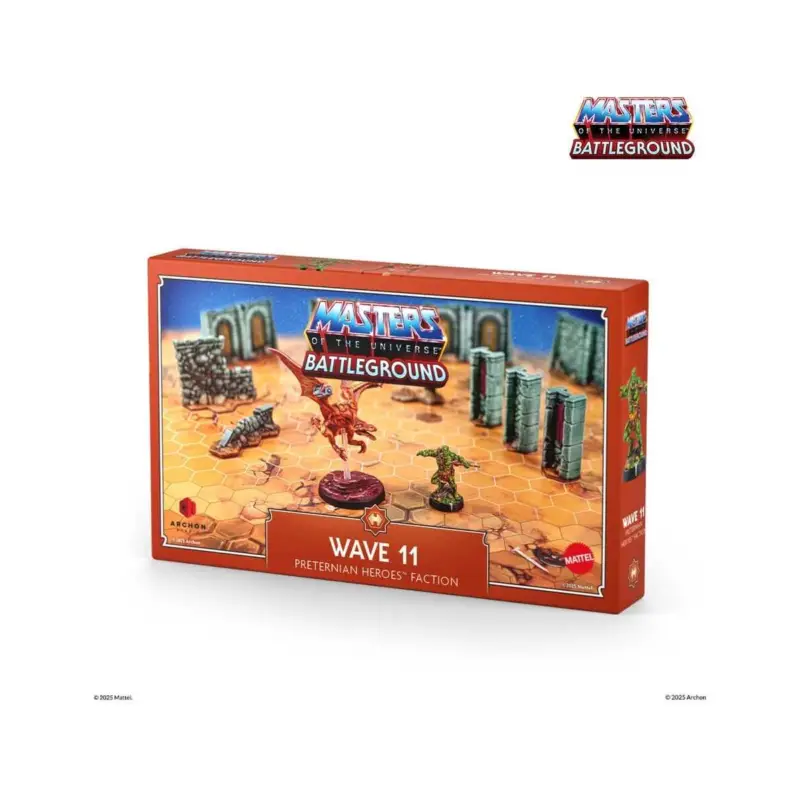 Koopje Masters of the Universe: Battleground miniatures game Wave 11: Preternian Heroes (Moss Man / Turbodactyl) *GERMAN*