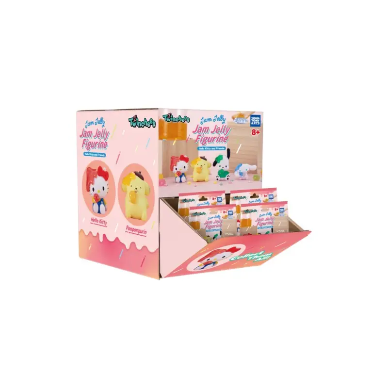 Goedkoop Twinchees Hello Kitty & Friends Jam Jelly Figures W6 Asst 24pcs