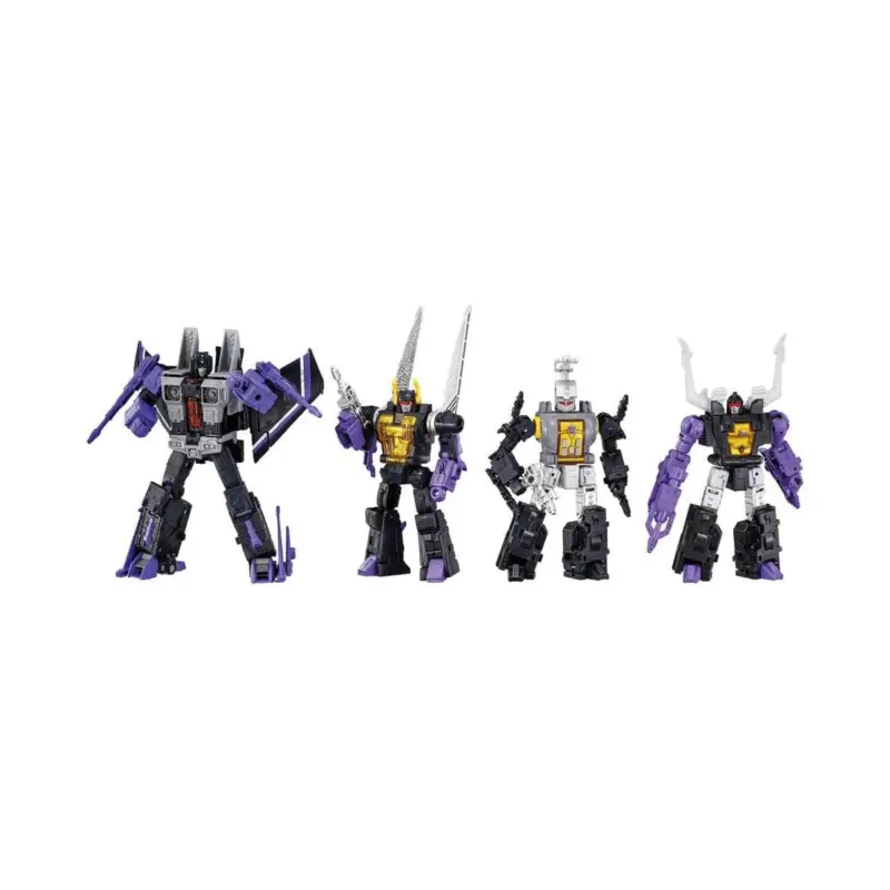 Laatste Versie Transformers Dramatic Capture Series pack 4 Decepticons Part 2 figures Figuurtje