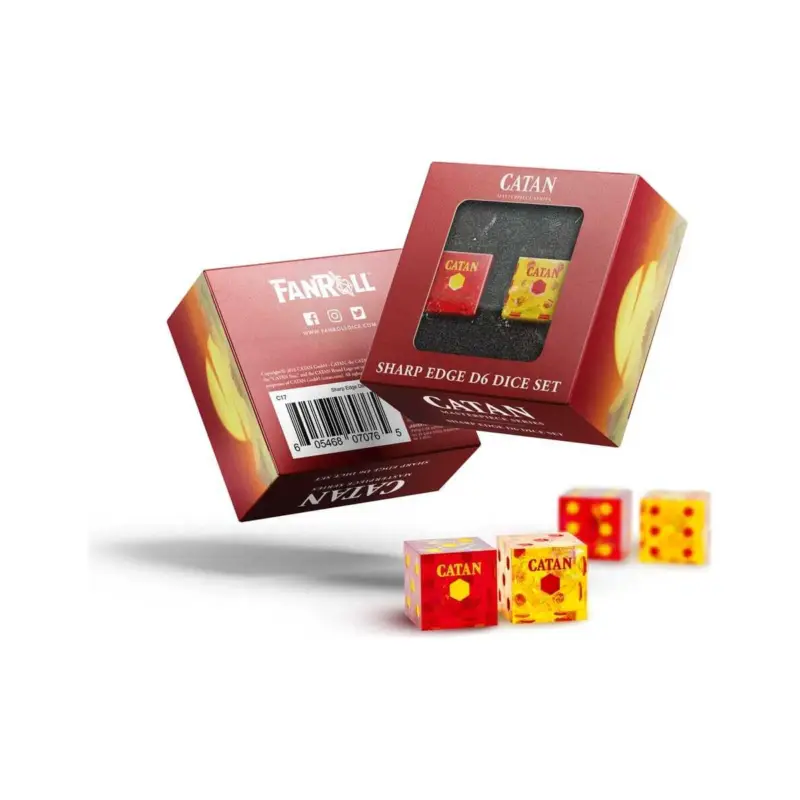 Catan dice pack D6 Sharp Edge Resin Beste Prijs