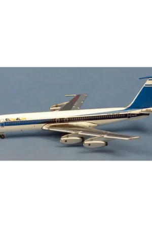 Premium EL AL Israel Airlines Boeing 707-458 4X-ATC Miniatuur
