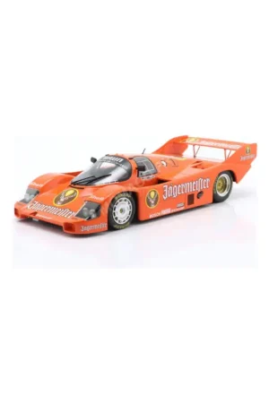 Hoge Kwaliteit Porsche 9560 kh "brun jagermeister" 1 stefan bellof 200 miles of norising 1984 Miniatuur