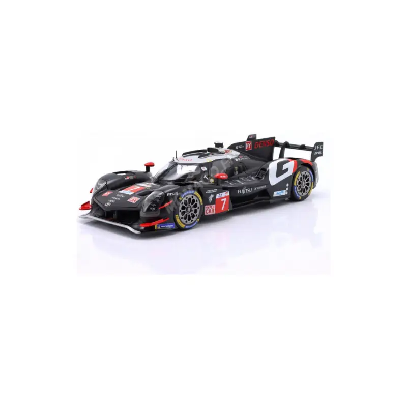 Toyota gr010 hybrid “gazoo” 7 lopez/kobayashi/de vries 24h le mans 2024 Miniatuur Tijdelijk Beschikbaar
