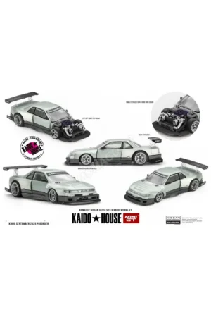 Nissan silvia s13-r kaido works v1 1991 Miniatuur Op = Op