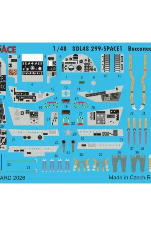 Actieprijs Eduard 3dl48299 space buccaneer s.2d space (for trumpeter) 1/48