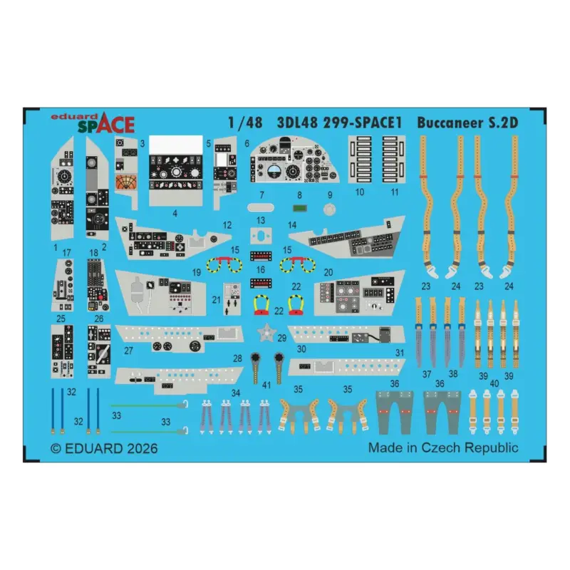 Actieprijs Eduard 3dl48299 space buccaneer s.2d space (for trumpeter) 1/48