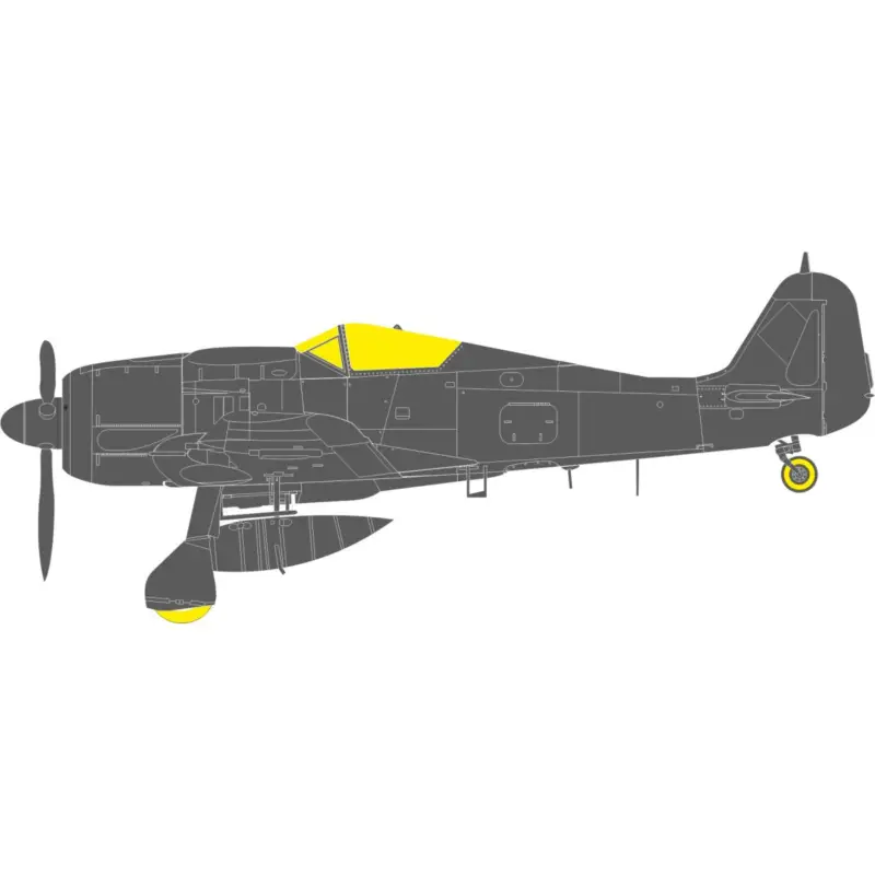 Beperkt Aanbod Eduard ex1190 mask fw 190a-8 tface (for hobby boss) 1/48