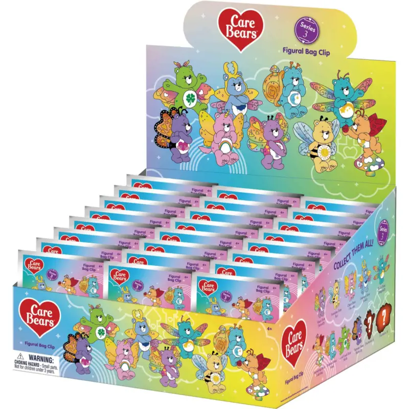 Care Bears - Series 3 - 3D Foam Bag Clip (Display 24 Pcs) Bestel Nu