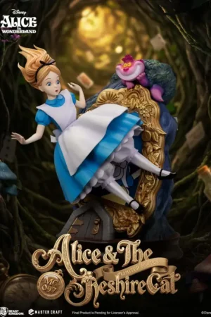 DISNEY - Alice & the Cheshire Cat - Master Craft Figure 40cm Figuurtje Favoriet