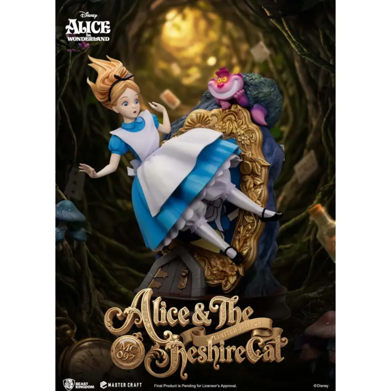 DISNEY - Alice & the Cheshire Cat - Master Craft Figure 40cm Figuurtje Favoriet