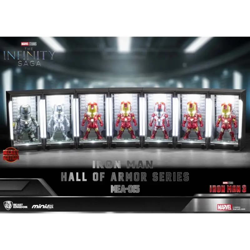IRON MAN - Hall of Armor Series - Set 6 Figure 8cm Figuurtje Betaalbaar