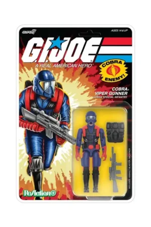 GI Joe ReAction+ figure Wave 09 Cobra Viper Gunner Action figure Laatste Kans