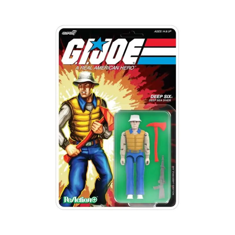 GI Joe (Comic) ReAction+ figure Wave 09 Deep Six Action figure Tijdelijk Beschikbaar
