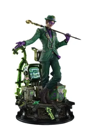Hoge Kwaliteit DC Comics Real Elite Masterline Series Statue 1/3 The Riddler All In One (Design by Carlos D'Anda) 74 cm