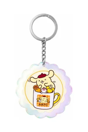 Hoge Kwaliteit Sanrio Pompompurin 30th Anniversary Acrylic Keychain Squishy Cute Puri 01