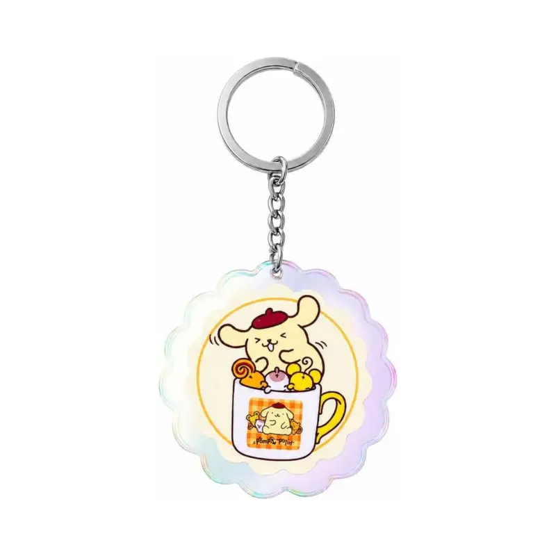 Hoge Kwaliteit Sanrio Pompompurin 30th Anniversary Acrylic Keychain Squishy Cute Puri 01