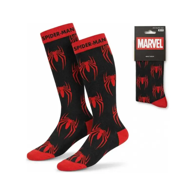 Populair Marvel Spider-Man socks, sizes 38-45