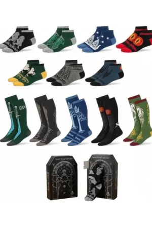 Lord of the Rings socks, 12-pack, sizes 38-45 Betaalbaar