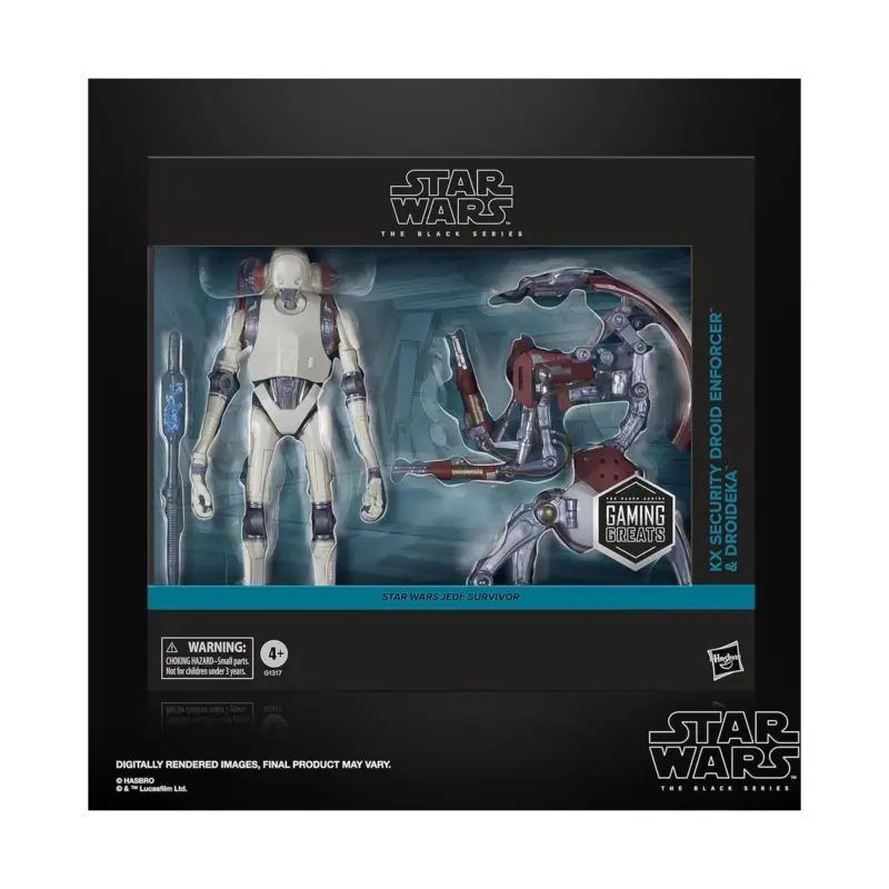 STAR WARS Jedi Survivor - KX Security Droid & Droideka 2Pk Figure 15cm Action figure Goedkoop