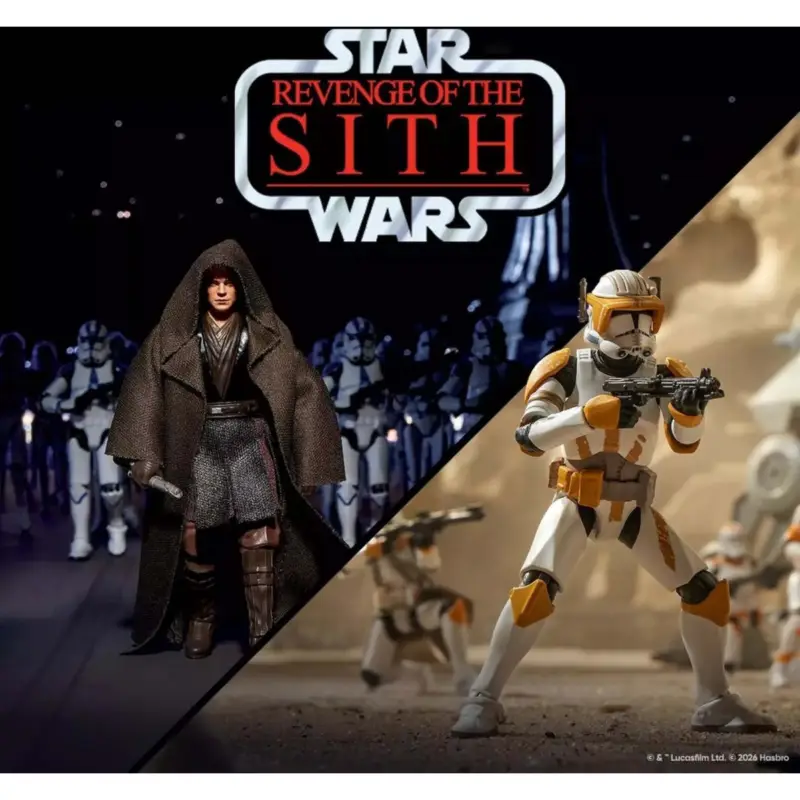 Weekendaanbieding STAR WARS 3 - Anakin & Commander Cody - Fig. Vintage Collection 10cm Action figure
