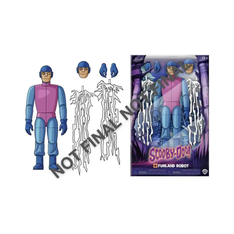Scooby Doo Funland Robot figure 16 cm Action figure Gratis Retour