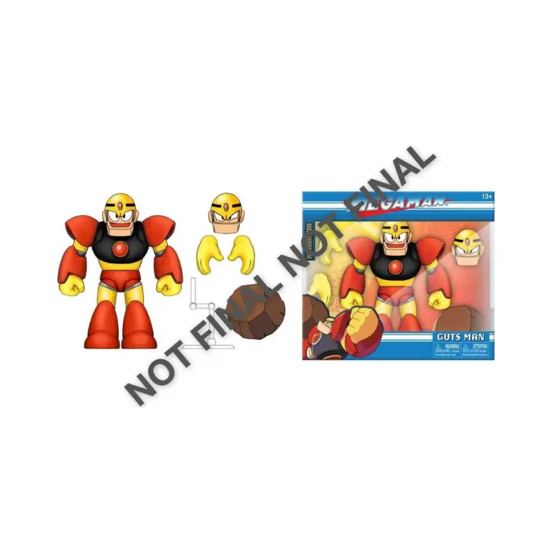 Mega Man figure Guts Man 15 cm Action figure Finale Uitverkoop
