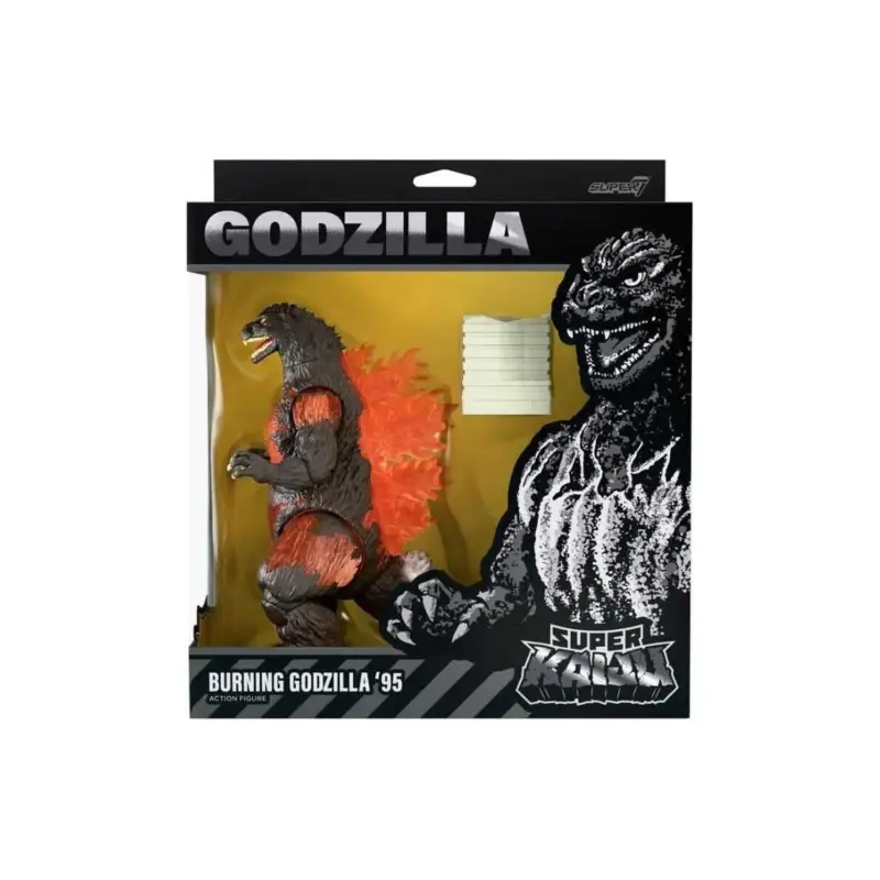Exclusieve Aanbieding Godzilla Toho Super Kaiju action figure Wave 02 Burning Godzilla '95 Figuurtje