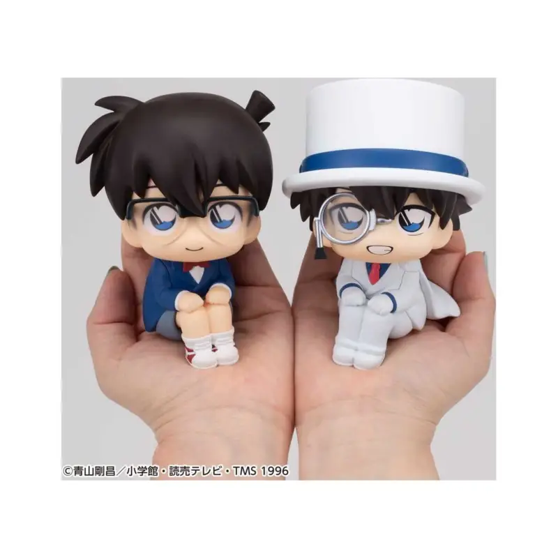 Detective Conan pack 2 PVC Figures Look Up Conan Edogawa & Kid the Phantom Thief 11 cm (with gift) Gratis Retour