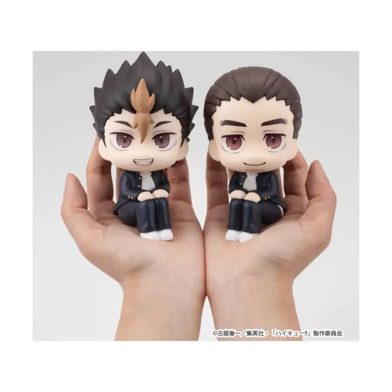 Direct Verzonden Haikyu!! pack 2 PVC figures Look Up Yu Nishinoya & Asahi Azumane 11 cm (with gift) Figuurtje